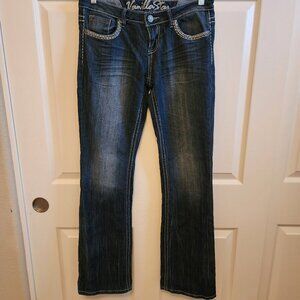 Vanilla Star women's juniors Blue Jeans Size 9